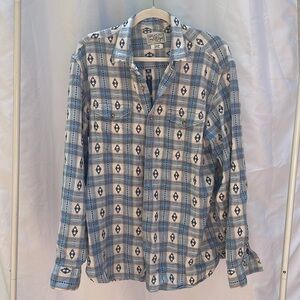 Lucky brand blue button up
